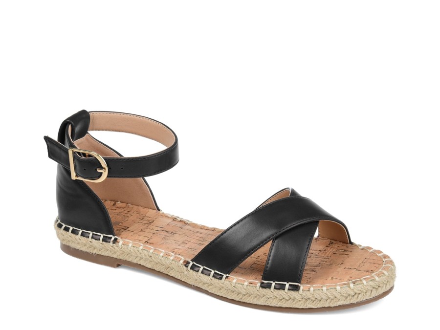 Best Journee Collection Lyddia Espadrille Sandal Black