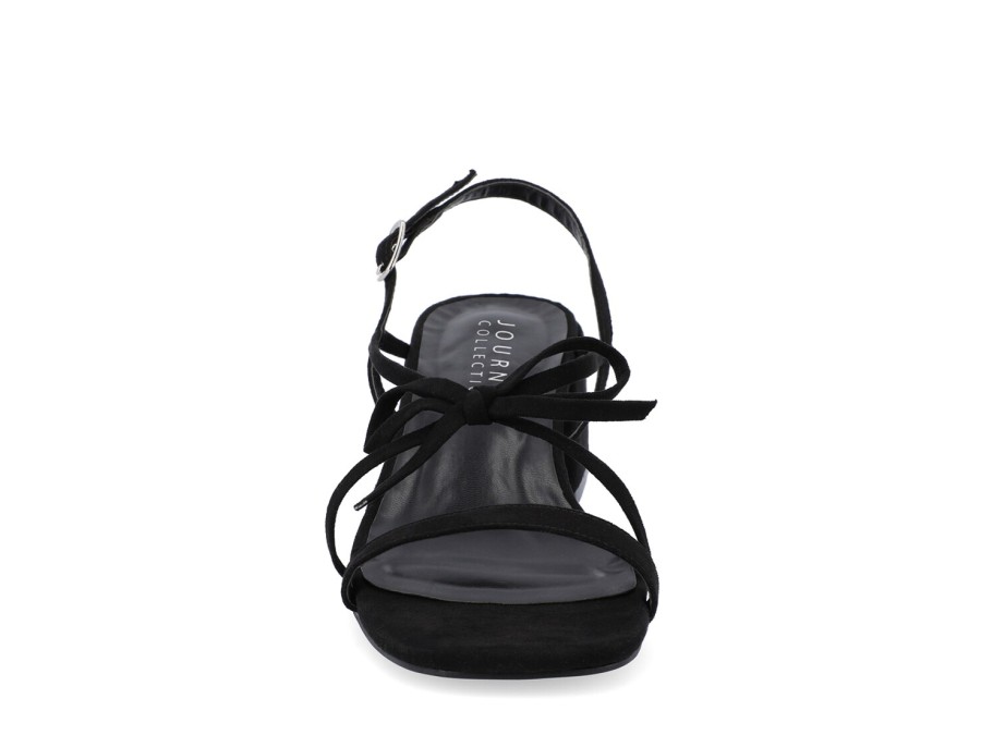 Best Journee Collection Amity Sandal Black