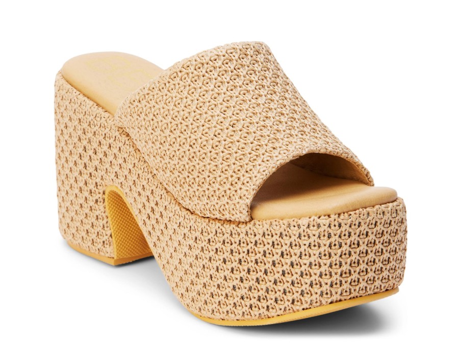 Online Beach by Matisse Como Platform Sandal Tan