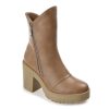 Best Journee Collection Jaquie Bootie Tan