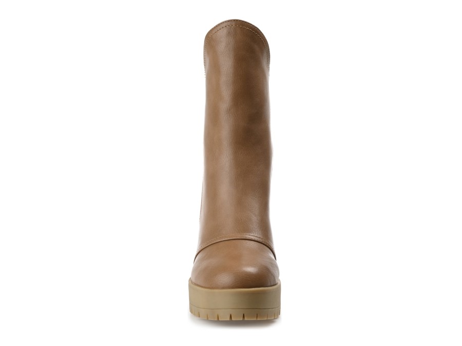 Best Journee Collection Jaquie Bootie Tan