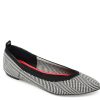 Clearance Journee Collection Karise Flat Black/White Herringbone