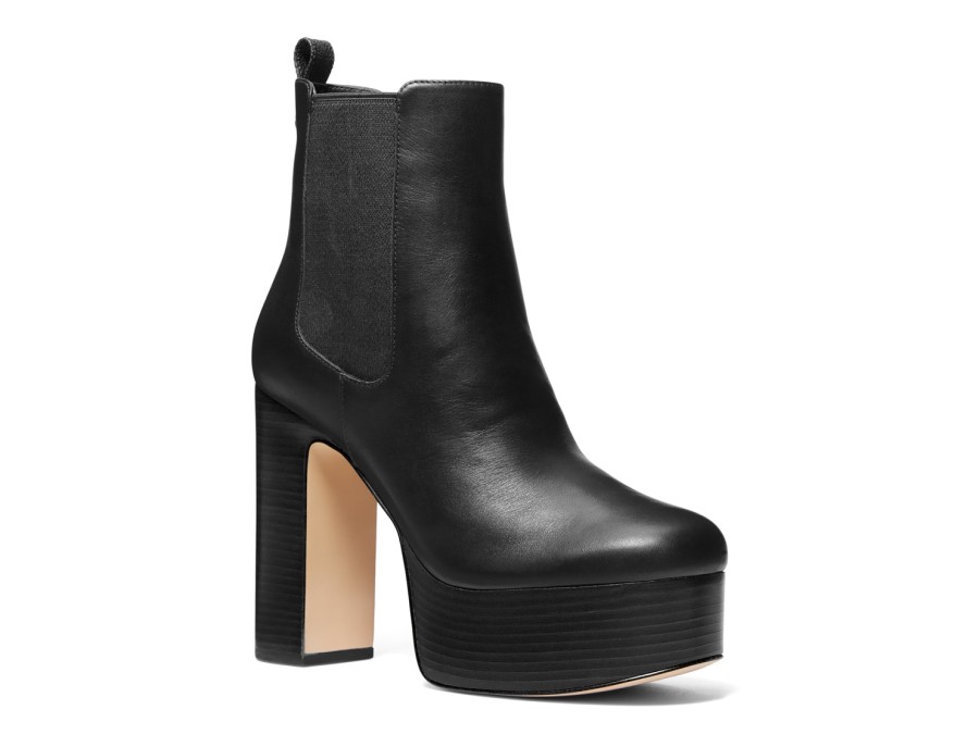 Best Michael Michael Kors Natasha Platform Chelsea Boot Black