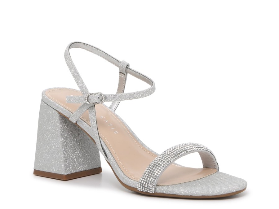 Best Kelly & Katie Bechela Wide Sandal Silver Metallic