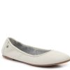 Best Minnetonka Anna Ballet Flat White Leather