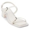 New Coconuts Maya Sandal Bone Lizard Print